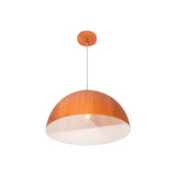 LAMPARA COLGANTE MADERA OSCURO E27 60W 1 LUZ *** HA. LUMI ***