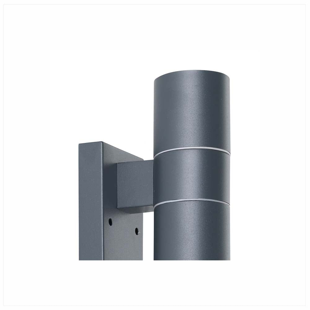 ARBOTANTE RIGA 5 NEGRO GU10 2X3W (INCLUIDOS) IP44 CON SENSOR EGLO