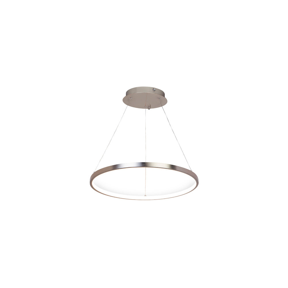 COLGANTE CIRCULAR LED TECNOLITE KAITOS ANILLO 50CM DE DIAMETRO 1.59M DE ALTURA 32W LUZ SUAVE CÁLIDA ATENUABLE LED INTEGRADO