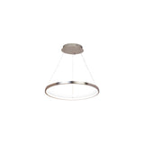 COLGANTE CIRCULAR LED TECNOLITE KAITOS ANILLO 50CM DE DIAMETRO 1.59M DE ALTURA 32W LUZ SUAVE CÁLIDA ATENUABLE LED INTEGRADO