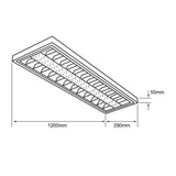 LÁMPARA DE INTERIOR LED TECNOLITE MONTISI V PARA SOBREPONER 32W LUZ BLANCA NEUTRA BASE G5 ***TECNOLITE HAE***