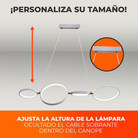 LUMINARIO P / INT. LED 33W 100-240V 2015LM 3000KBCO MCA TECNOLITE