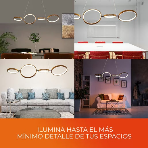 LUMINARIO P/ INT. LED 33W 100-240V 2015LM 3000K DRO MCA TECNOLITE