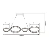 LUMINARIO P/ INT. LED 33W 100-240V 2015LM 3000K DRO MCA TECNOLITE