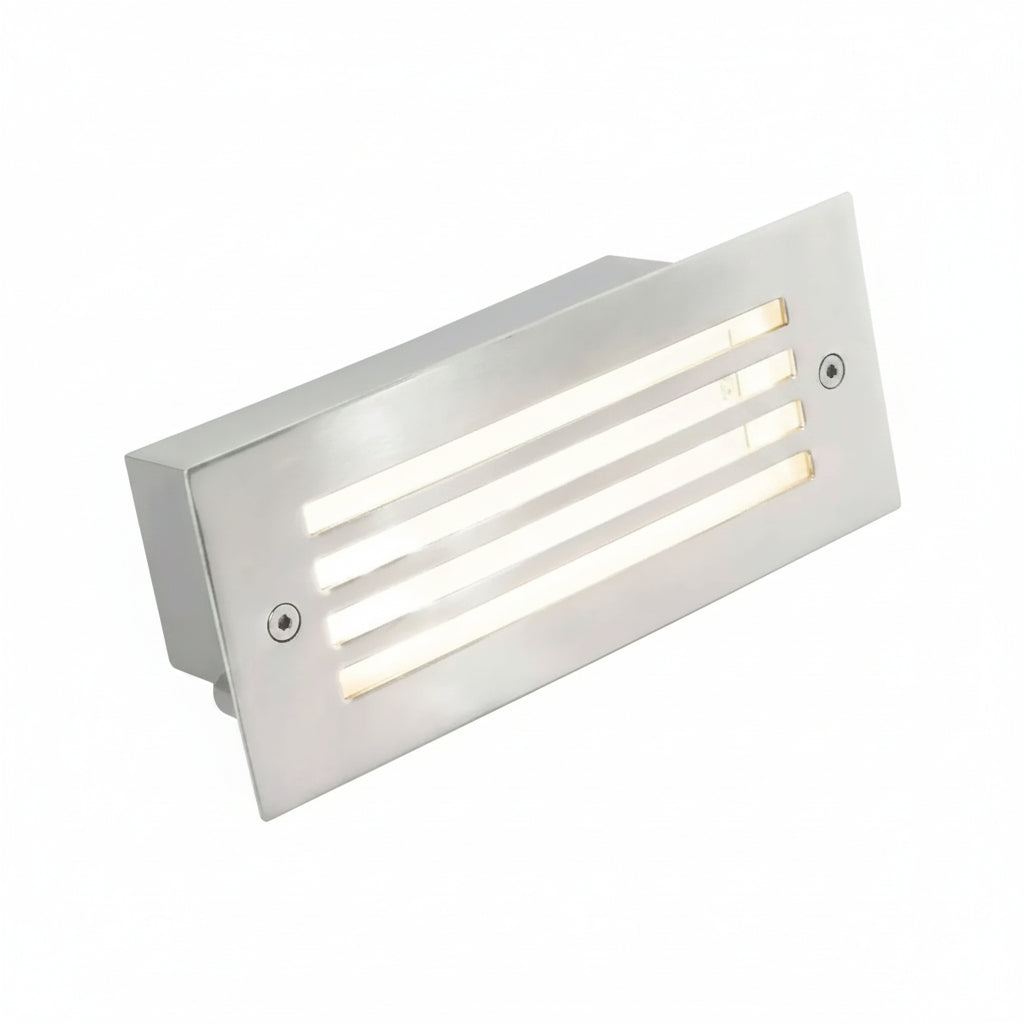 LUMINARIA LED DE CORTESIA CALUX 1.6W 100-240V 3000K 70LM IP65 ACABADO ACERO INOXIDABLE 3420-LED