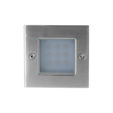 LUMINARIA LED DE CORTESIA CALUX 0.9W 100-240V 3000K 47LM IP65 ACABADO ACERO INOXIDABLE 3520-LED
