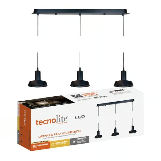 LUMINARIO INTLED35W100-240V1450LM30KNGR