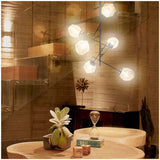 COLGANTE DE CRISTAL TECNOLITE CASTULA I 1.5M DE ALTURA 360W SEIS BASES E14 NO INCLUYE FOCOS ***TECNOLITE HAE***