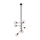 COLGANTE DE CRISTAL TECNOLITE CASTULA I 1.5M DE ALTURA 360W SEIS BASES E14 NO INCLUYE FOCOS ***TECNOLITE HAE***