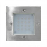 LUMINARIA LED DE CORTESIA CALUX 1.6W 100-240V 3000K 70LM IP65 ACABADO ACERO INOXIDABLE 3620-LED