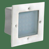 LUMINARIA LED DE CORTESIA CALUX 1.6W 100-240V 3000K 70LM IP65 ACABADO ACERO INOXIDABLE 3620-LED