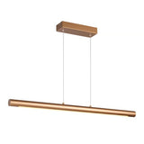 LAMPARA LINEAL COLGANTE LED METAL 88.5CM 36W LUZ CALIDA BRILLANTE IRC90 NO ATENUABLE 36CTLLED170MV30D