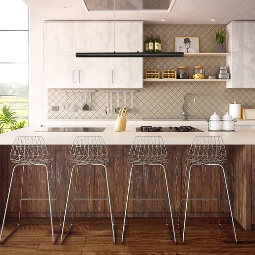 LAMPARA LINEAL COLGANTE LED METAL 88.5CM 36W LUZ CALIDA BRILLANTE IRC90 NO ATENUABLE 36CTLLED170MV30N