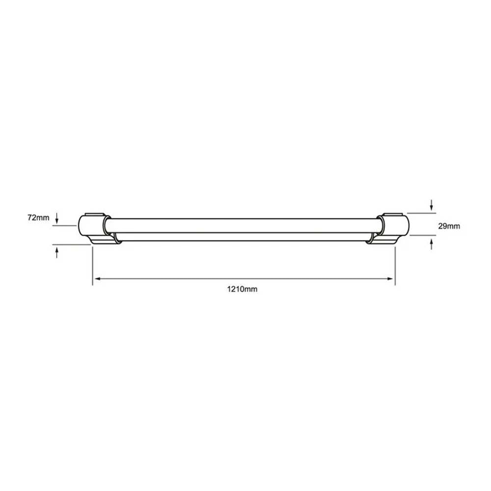 LAMPARA LINEAL LED 36W/100-277V. BLANCO 6500K L.D. ANTIFLAMA ***TECNOLITE HAE***