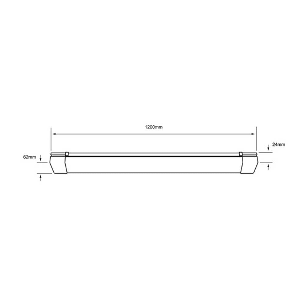 LINEAL INT LED 26W100-240V3240LM6500K B LEDA II TECNOLITE