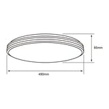 LAMPARA PLAFON LED TECHO 36W LUZ BLANCA AJUSTABLE GRAN FORMATO NO ATENUABLE ST