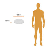 LAMPARA PLAFON LED TECHO 36W LUZ BLANCA AJUSTABLE GRAN FORMATO NO ATENUABLE BCO