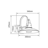 EXTERIOR MUROS LED 38W3000K1900LM ***TECNOLITE HAE***