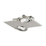 LUM TECHO LED DOBLE 10W PLATA BREA MCA EGLO  *** HAE ***