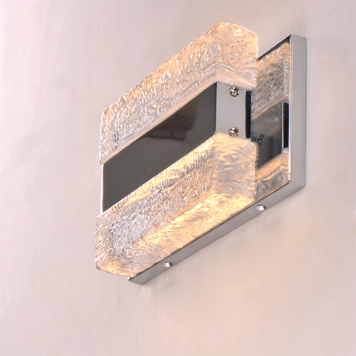 LUMINARIO TOCADOR DE BAÑO TIPO ICE 2 LEDS CRI 90 127V *** HA. LUMI ***