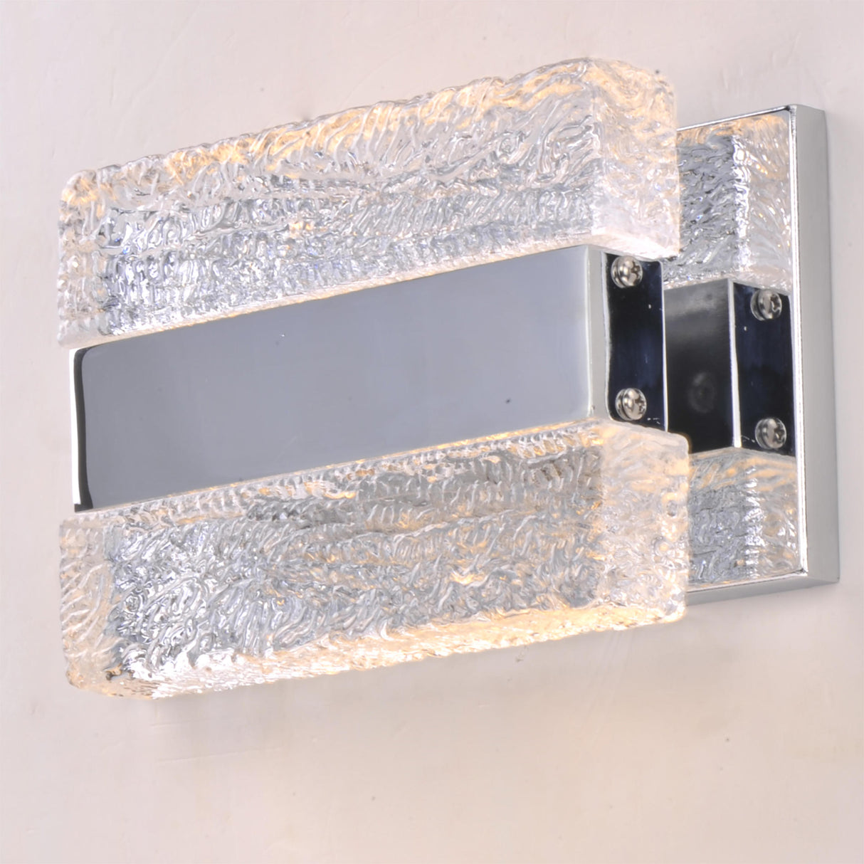 LUMINARIO TOCADOR DE BAÑO TIPO ICE 2 LEDS CRI 90 127V *** HA. LUMI ***