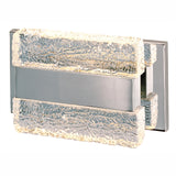LUMINARIO TOCADOR DE BAÑO TIPO ICE 2 LEDS CRI 90 127V *** HA. LUMI ***