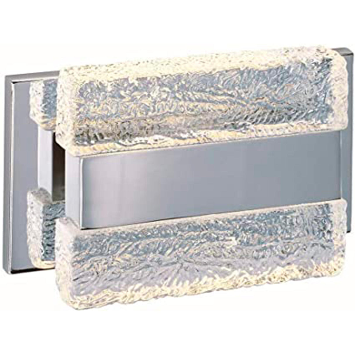 LUMINARIO TOCADOR DE BAÑO TIPO ICE 2 LEDS CRI 90 127V *** HA. LUMI ***