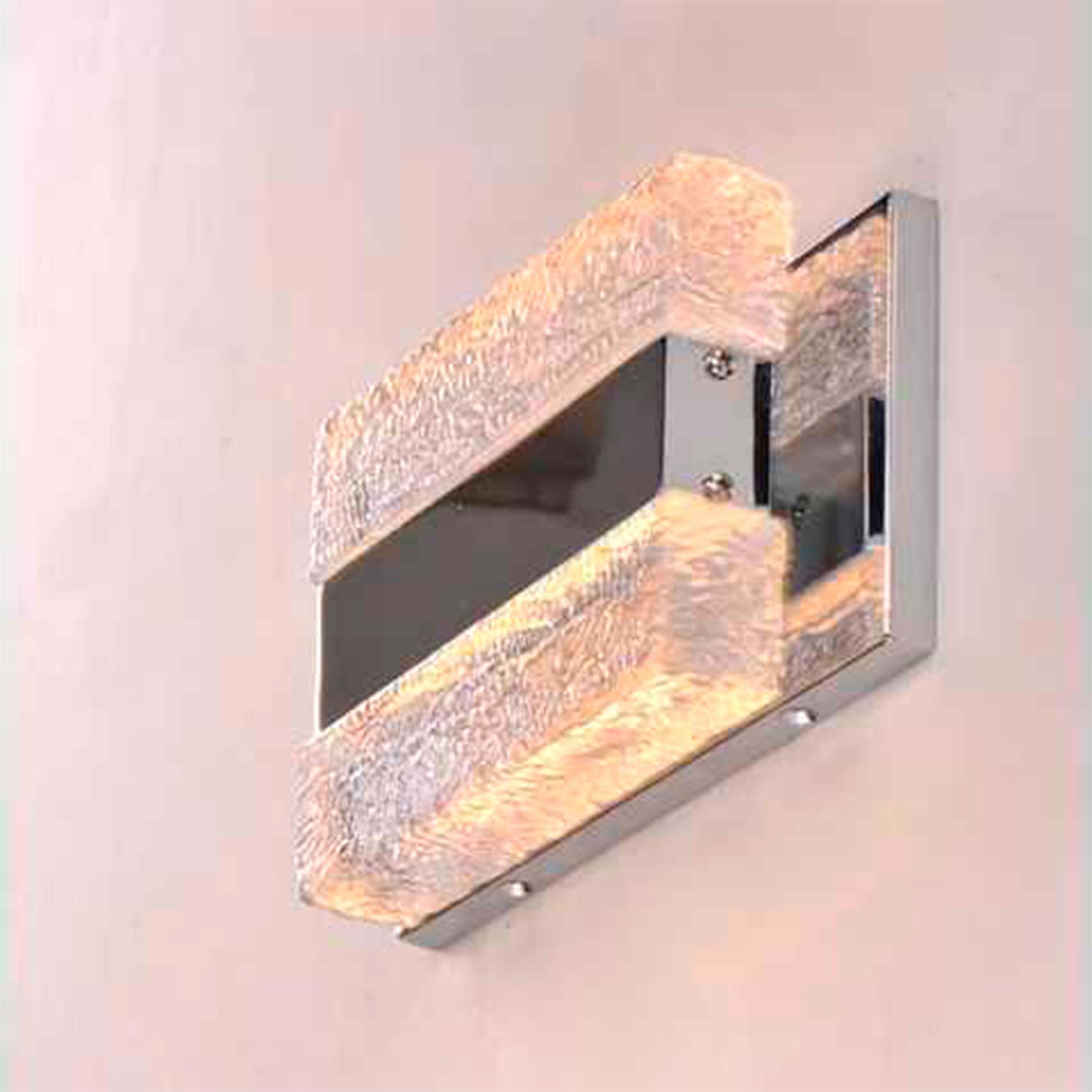 LUMINARIO TOCADOR DE BAÑO TIPO ICE 2 LEDS CRI 90 127V *** HA. LUMI ***