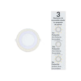 LAMPARA PLAFON FLAT HALO 6+3W LUZ NEUTRA ESTEVEZ