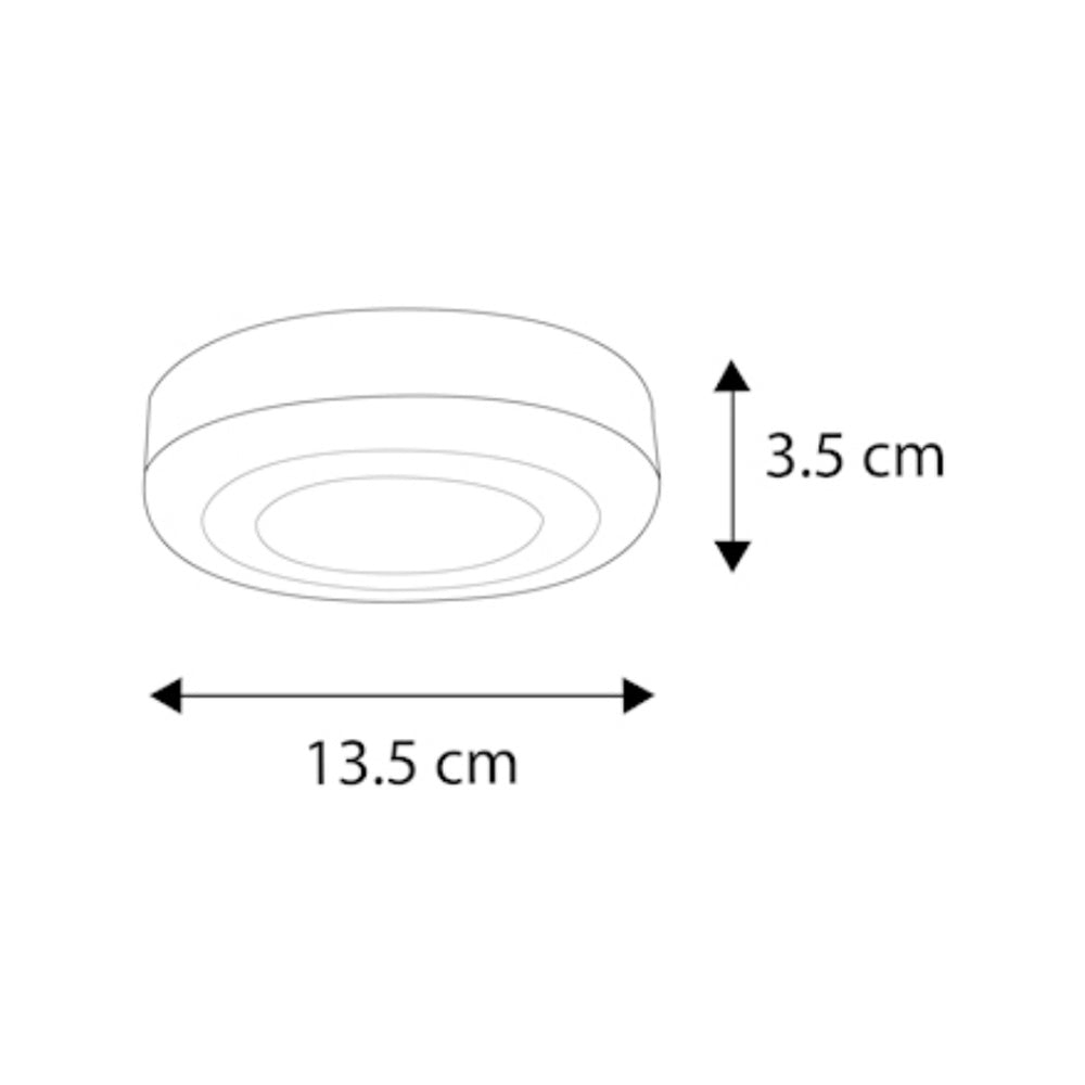 LAMPARA SOBREPONER DRUM HALO BLANCA 6+3W LUZ NUETRA ESTEVEZ