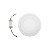 LAMPARA SOBREPONER DRUM HALO BLANCA 6+3W LUZ NUETRA ESTEVEZ