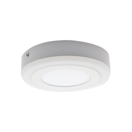 LAMPARA SOBREPONER DRUM HALO BLANCA 6+3W LUZ NUETRA ESTEVEZ