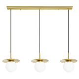 LAMP COLGANTE TRIPLE ESFERA E27(NO INCLUIDA) ARENALES  *** HA. LUMI ***