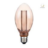 LAMP. LED 3.5W/127V. 60HZ CRISTAL AMBAR 2000K B.C. E27 ATENUABLE SCUTUM *** EXHIBIDO ***