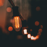 LAMP. LED 3.5W/127V. 60HZ CRISTAL AMBAR 2000K B.C. E27 ATENUABLE SCUTUM *** EXHIBIDO ***