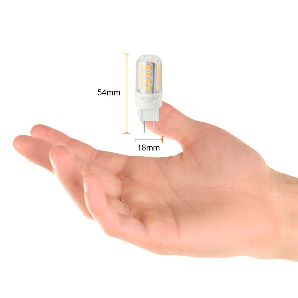 FOCO LED TECNOLITE IRIDIUM III TIPO AMPOLLETA ATENUABLE 3W LUZ SUAVE CÁLIDA BASE GY6.35