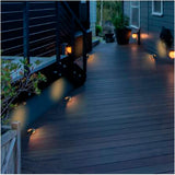 LUZ DE CORTESIA EMP. MURO 3W/100-240V. NEGRO OPACO SUPERBA II