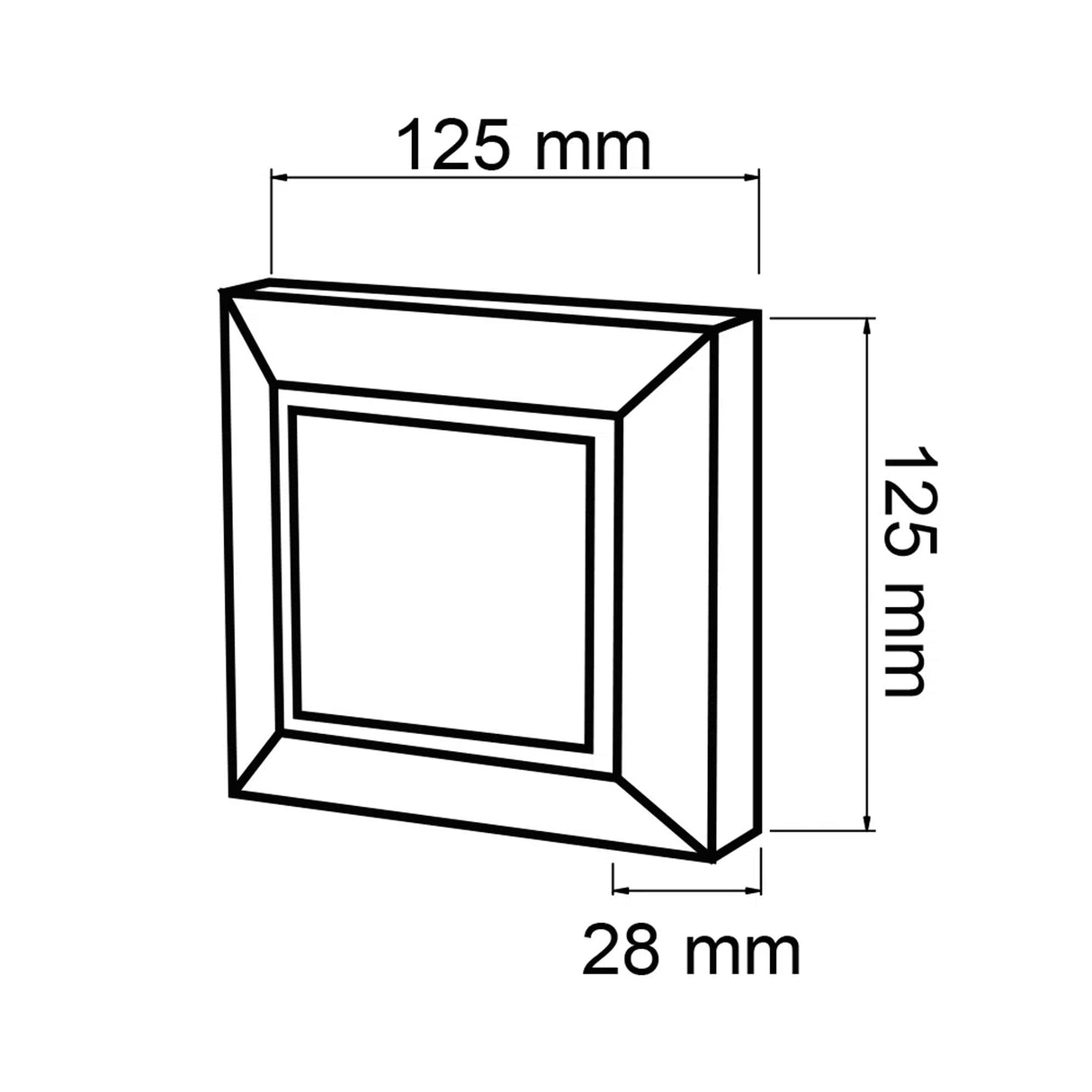 LÁMPARA LED DE EXTERIOR ANSHAN III TECNOLITE PARA SOBREPONER 2.5W LUZ BLANCA NEUTRA ***EXHIBIDO***