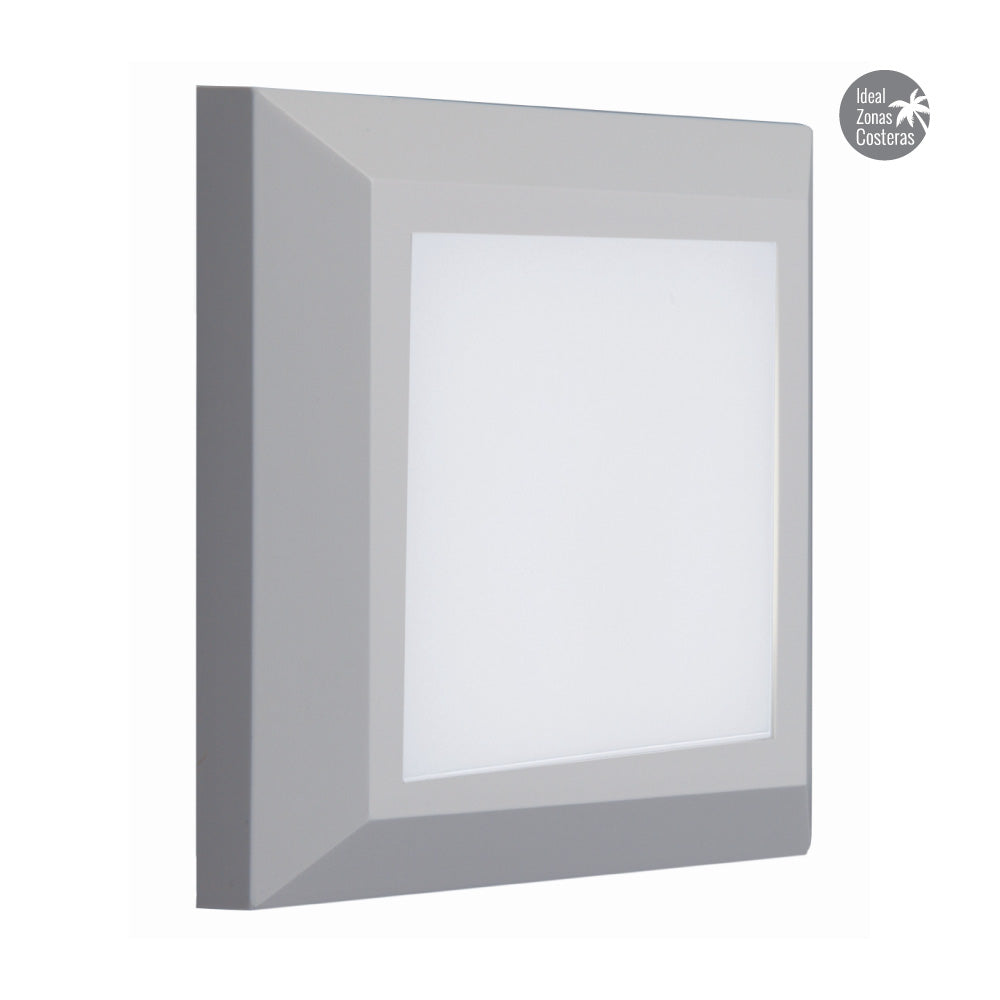 LAMPARA EXTERIOR LED 2.5W. ANSHAN III SOBREPONER LUZ BLANCA NEUTRA *** EXHIBIDO ***