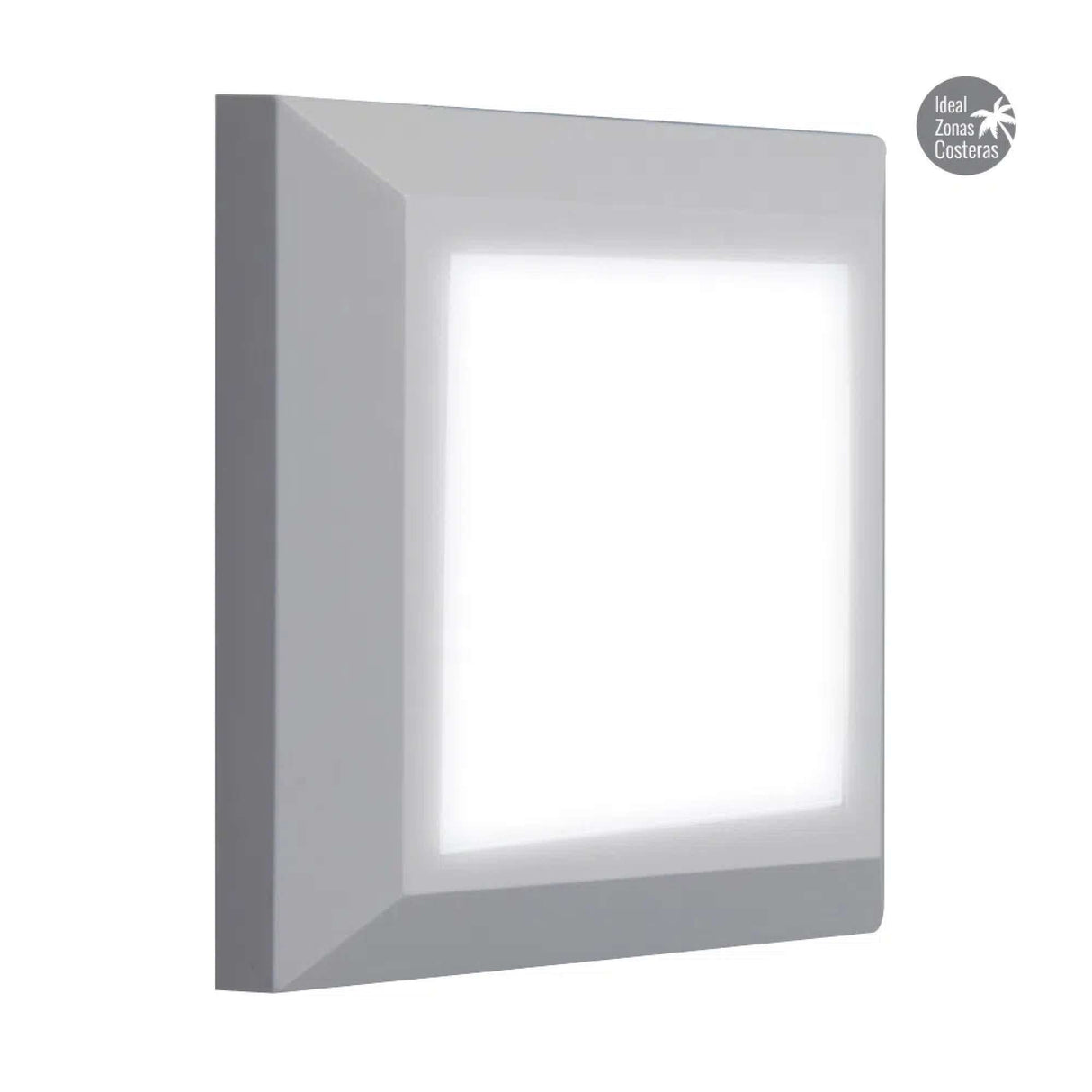 LAMPARA EXTERIOR LED 2.5W. ANSHAN III SOBREPONER LUZ BLANCA NEUTRA *** EXHIBIDO ***