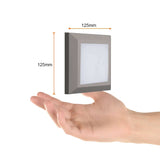 LAMPARA EXTERIOR LED 2.5W. ANSHAN III SOBREPONER LUZ BLANCA NEUTRA *** EXHIBIDO ***