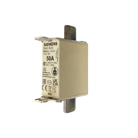 FUSIBLE NH SIEMENS 50AMP TAMAÑO 00 3NA3820