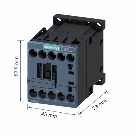 CONTACTOR AUXILIAR TAM. S00 3NA+1NC 24V. 60HZ. 3RH21311AB00 SIRIUS SIEMENS