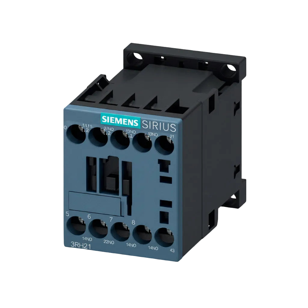 CONTACTOR AUXILIAR SIRIUS SIEMENS S00 120VAC 2NA+2NC 3RH21221AK60