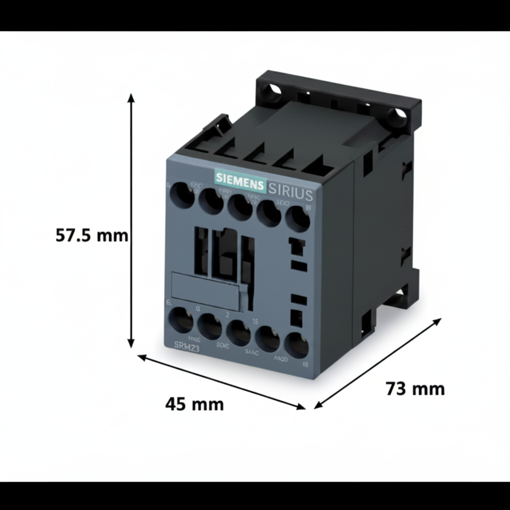 CONTACTOR AUXILIAR TAM. S00 2NA+2NC 24VCD 3RH21221BB40 SIRIUS SIEMENS