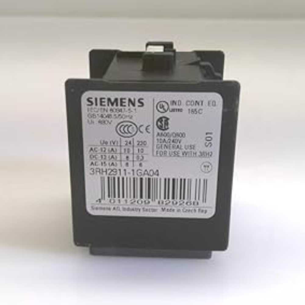 CONTACTOS AUXILIARES P/MONTAJE FRONTAL 0NA+4NC 3RH29111GA04 SIRIUS SIEMENS