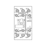 CONTACTOR TRIPOLAR TAM.0 11KW/400V 1NA+1NC 24V 50/60HZ.