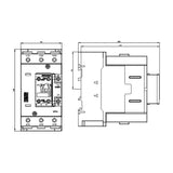 CONTACTOR TRIPOLAR TAM.0 11KW/400V 1NA+1NC 24V 50/60HZ.