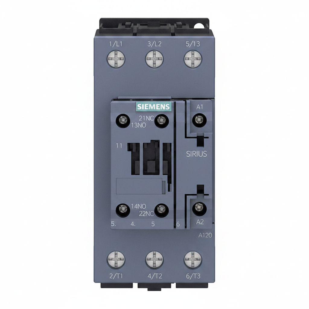 CONTACTOR SIRIUS S2 SIEMENS 20HP 220V 50HP 440V 65A BOBINA 220VAC 1NA+1NC 3RT20371AN10