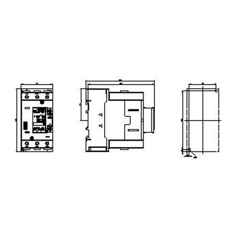 CONTACTOR TRIPOLAR 80A. 220V. 3P. 1NA+1NC S3 3RT20451AL20 SIRIUS SIEMENS ANTECESOR 3RT1045